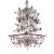Venetian Imperial Floral Cà Rezzonico Murano Glass Chandelier by Simoeng For Sale - Image 10 of 10