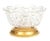 Crystal Fruit Bowl with Silver Finish For Sale - Image 4 of 4