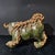 Vintage Shiwan Kiln Glazed Ceramic Foo Dogs / Guardian Lions - A Pair For Sale - Image 4 of 8