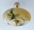 Art Deco Pendant Light in Amber Green Marble Glass, 1930s For Sale - Image 13 of 18