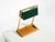 Mid-Century Modern Large Table Lamp with Brass Frame, Teak Base, and Green Lampshade from Temde, 1960s For Sale - Image 3 of 18