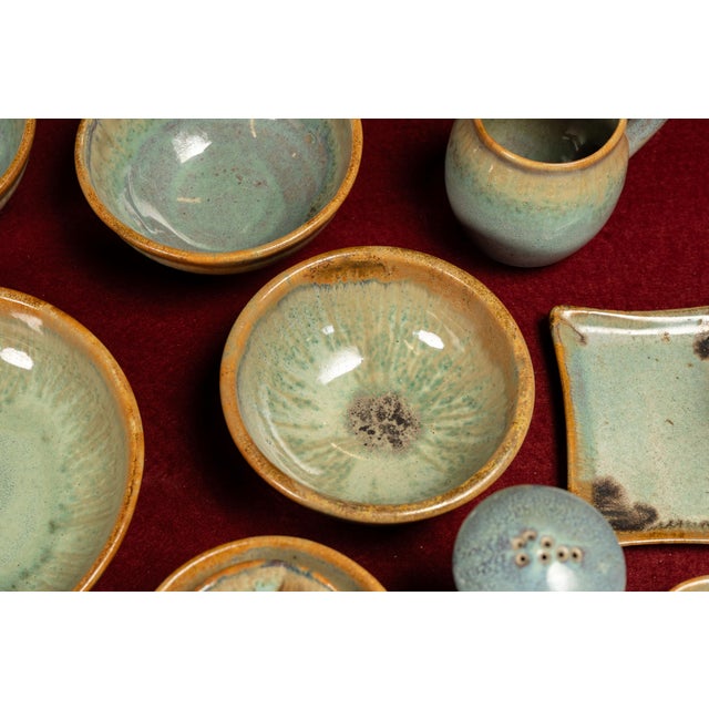 Vintage Pigeon River Pottery "Ownby" Dinner Service Set - 36 Pieces For Sale - Image 9 of 18
