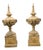English Stone Garden Urns with Ram Masks, Set of 2 For Sale