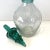 Blenko Clear Crackle With Emerald Green Stopper, Circa 1930s For Sale - Image 4 of 6
