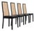 Mod. 840 Chairs by Tito Agnoli for Montina, 1970s, Set of 4 For Sale