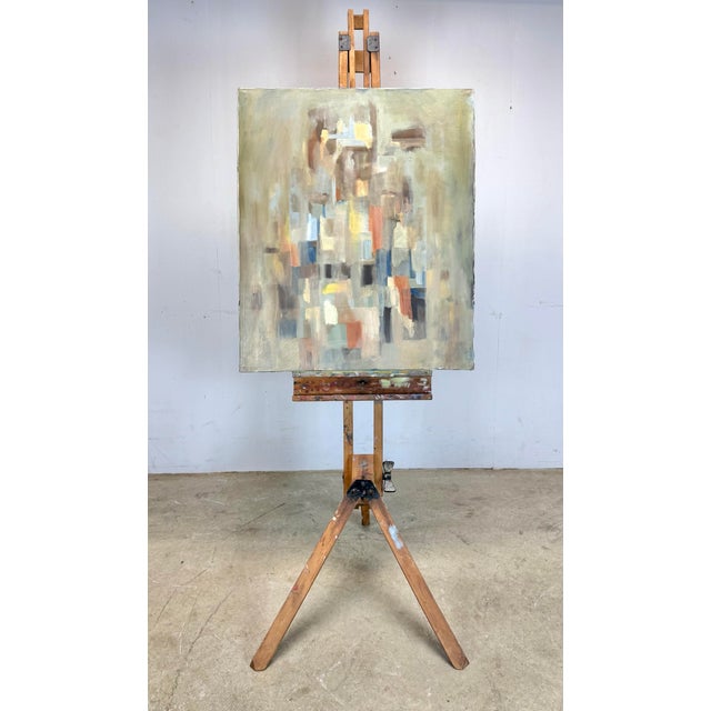 A very cool, almost anthropomorphic adjustable tripod easel by Winsor & Newton, UK (unsigned) circa 1950’s. Made of solid...