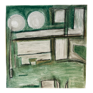 Sulander’s Second-Generation Abstract Expressionism Pastel Metaphysical Exploration.