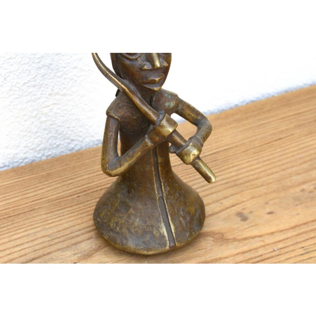 18th Century Early 20th Century Benin Style African Warrior For Sale - Image 5 of 9