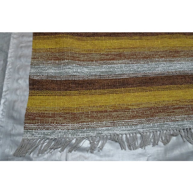 Rag Rug Swedish Mid Century Vinyl For Sale In Miami - Image 6 of 6