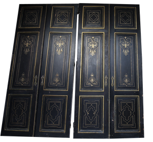 French Double Doors, 1890s, Set of 3