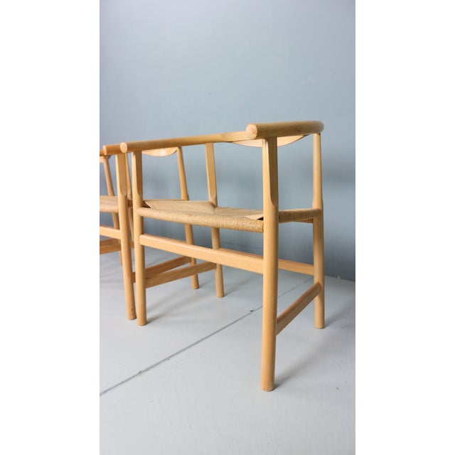 Vintage PP201 First Chairs by Hans J Wegner for PP Furniture, Denmark, 1980s, Set of 4 For Sale - Image 12 of 18