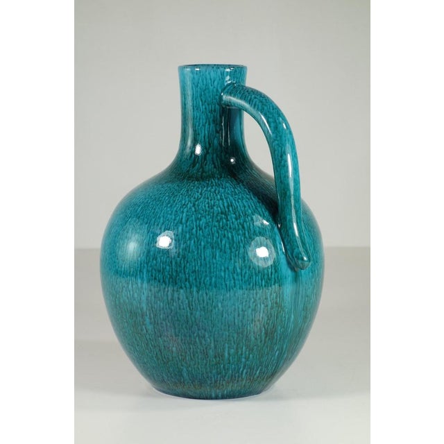 Mid-Century Modern Mid-Century Modern Italian Ceramic Vase by Marcello Fantoni, 1950s For Sale - Image 3 of 10