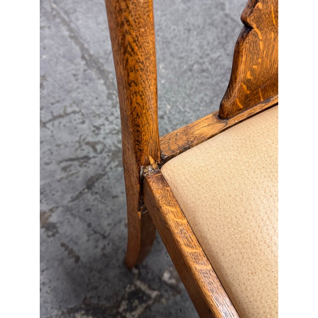 Antique Queen Anne Dining Side Chairs, Set of Four For Sale - Image 11 of 12