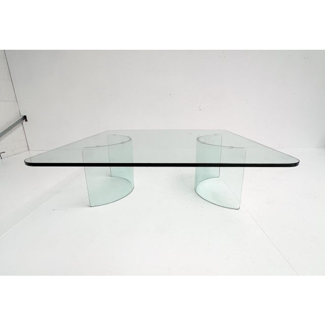 Modern Italian Glass Coffee Table, 1970s For Sale - Image 13 of 13