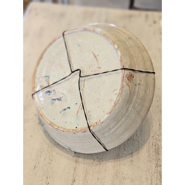 Mid 19th Century Spanish Ceramic Fajalauza Bowl From Granada For Sale - Image 4 of 7