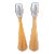 Dansk Wooden and Chrome Candlestick Holders- a Pair For Sale
