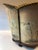 Vintage Tole Orchid Wastebasket With Scalloped Edge For Sale - Image 4 of 10