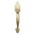 Vintage Art Deco 10.375 In. Brass Thumb Latch Door Pull Handle For Sale
