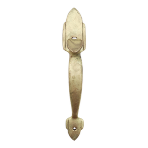 Vintage Art Deco 10.375 In. Brass Thumb Latch Door Pull Handle