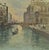 Oil on panel, realized around 1860s. Signed lower right "Reati". A charming and atmospheric Venetian view by Italian...