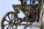 Silver-Gilt Carriage with Portuguese Coat of Arms Engravings, Garlands, Angelic Figures and Glass Applications For Sale - Image 3 of 11