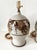 1970s Hand Thrown Stoneware Lamps With Floral Motif - a Pairf For Sale - Image 10 of 15