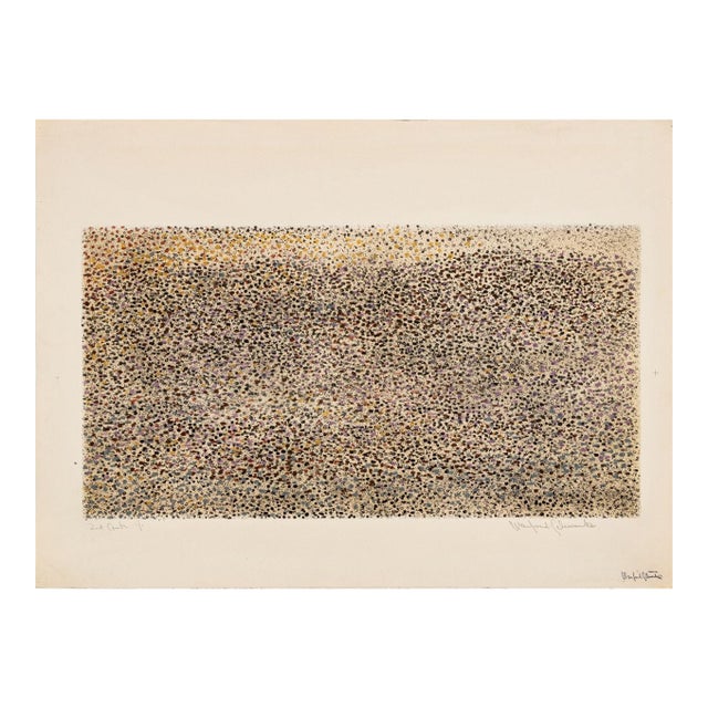 Manfred Schwartz Etretat Lithograph, Ca. 1965 For Sale