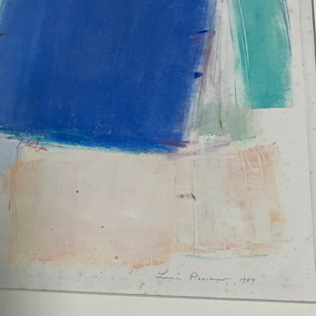 1980’s Original Large Abstract Pastel Drawing “Harmony Lights No 6” Signed For Sale - Image 11 of 12