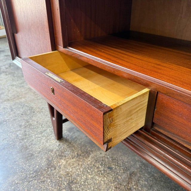 1960s Teak Danish Highboard For Sale - Image 9 of 9
