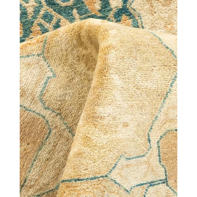 Textile Mogul, One-of-a-Kind Hand-Knotted Area Rug in Ivory, 6' 0" x 9' 2" For Sale - Image 7 of 8