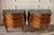 Pair Vintage French Louis XV Bombé Chests, Marble Top Commode Nightstands For Sale - Image 4 of 18