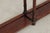 Mahogany 2 Drawer Marble Top Console Table For Sale - Image 9 of 17