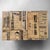 Japanese Tea Chest with Newspaper Paper and Advertisements, 1960s For Sale - Image 4 of 14