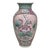 1980s Macanese Flower and Butterfly Vase For Sale
