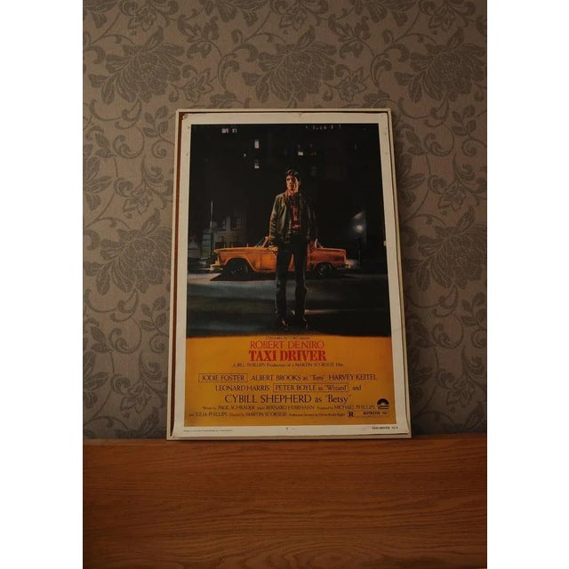 Black Taxi Driver Movie Poster by Paul Schrader, 1970s For Sale - Image 8 of 8