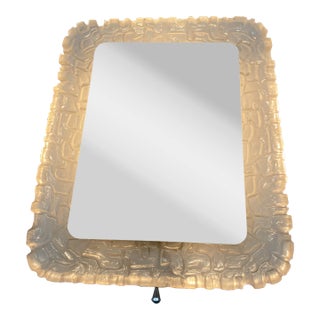 1960’s Illuminated Wall Mirror With Acrylic Frame. For Sale