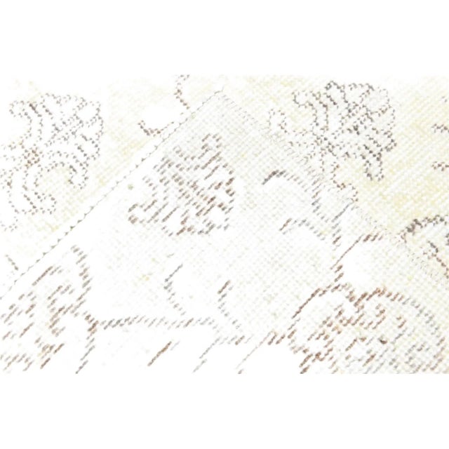 1960s 1960s Beige Blonde Color Handmade Area Large Carpet For Sale - Image 5 of 10