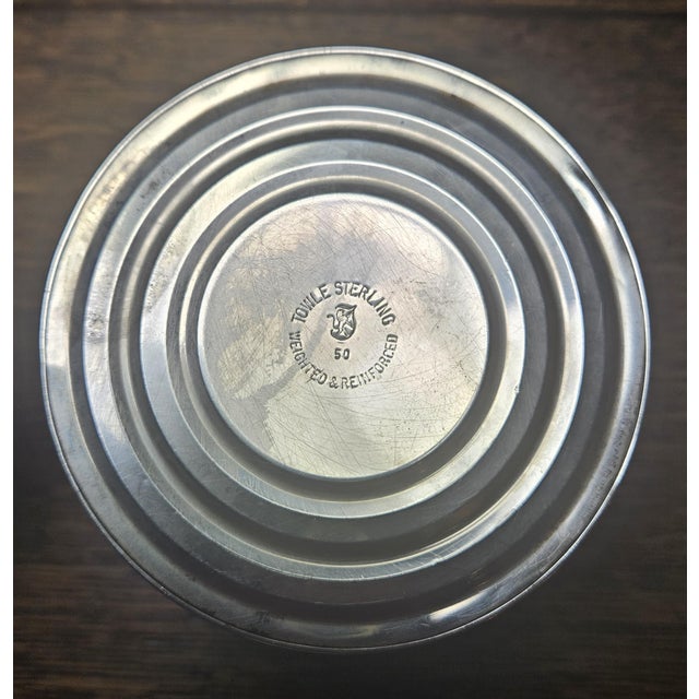 A Pair of Vintage Towle Candlesticks For Sale - Image 10 of 13