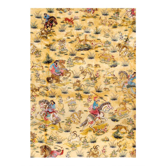 Viscose on a cotton foundation with a medallion This rug has a dense, soft pile, and excellent quality, to ensure that you...