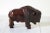 Vintage Hand Carved Iron Wood American Buffalo / Bison Sculpture For Sale In Milwaukee - Image 6 of 9