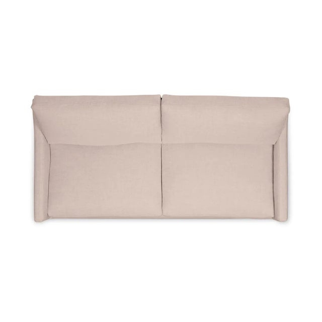 Moss Studios Moss Home Megan Sofa 96"W, Luca Oyster For Sale - Image 4 of 7