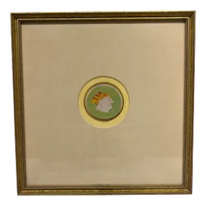 18th Century Mughal School Indian Portrait Miniature Painting