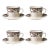 Spode Delamere Teacup & Saucer 7 oz. - Set of 4 For Sale