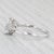 Art Deco New Beverley K Oval Semi Mount Diamond Ring 14k White Gold Size 6.75 Filigree For Sale - Image 3 of 8