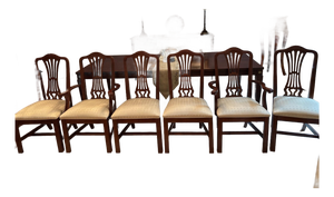 Late 20th Century Beautiful America Drew Chippendale Dining Chairs - Set of 6