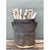 Vintage Patinated Wood Bucket For Sale - Image 10 of 12
