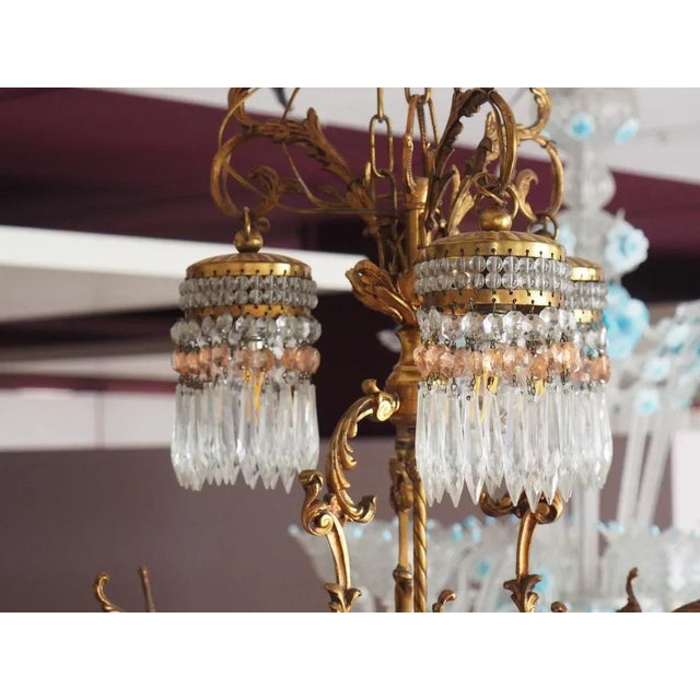 6 lights, fully functional and complete with all crystals Up to 250V (Europe/UK Standard).