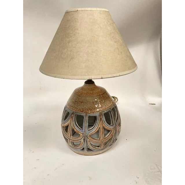 Ceramic Vallauris Ceramic Lamp, 1970s For Sale - Image 7 of 7