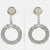 Baroque Gianfranco Ferre Crystal Jeweled Clip Earrings For Sale - Image 3 of 8