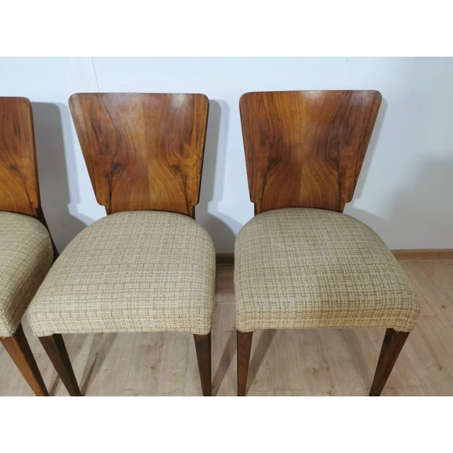 Art Deco Dining Chairs by Jindrich Halabala, Set of 4 For Sale - Image 10 of 18